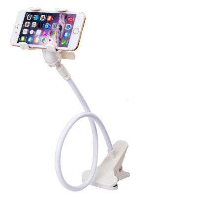 Universal Lazy Mobile Phone Gooseneck Stand Holder Stents Flexible Bed Desk Table Clip Bracket for Phone Flexible Holder Arm