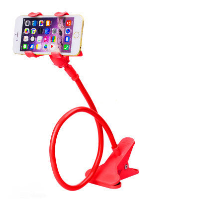 Universal Lazy Mobile Phone Gooseneck Stand Holder Stents Flexible Bed Desk Table Clip Bracket for Phone Flexible Holder Arm