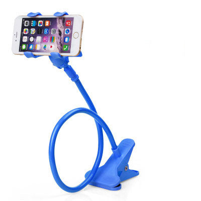 Universal Lazy Mobile Phone Gooseneck Stand Holder Stents Flexible Bed Desk Table Clip Bracket for Phone Flexible Holder Arm