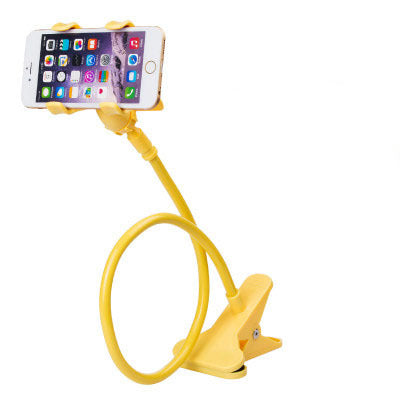 Universal Lazy Mobile Phone Gooseneck Stand Holder Stents Flexible Bed Desk Table Clip Bracket for Phone Flexible Holder Arm