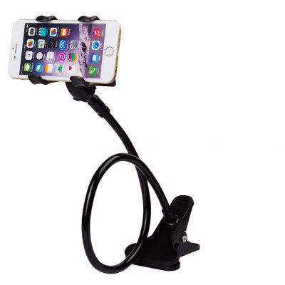 Universal Lazy Mobile Phone Gooseneck Stand Holder Stents Flexible Bed Desk Table Clip Bracket for Phone Flexible Holder Arm