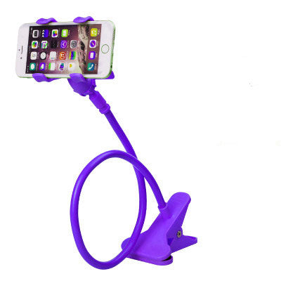 Universal Lazy Mobile Phone Gooseneck Stand Holder Stents Flexible Bed Desk Table Clip Bracket for Phone Flexible Holder Arm