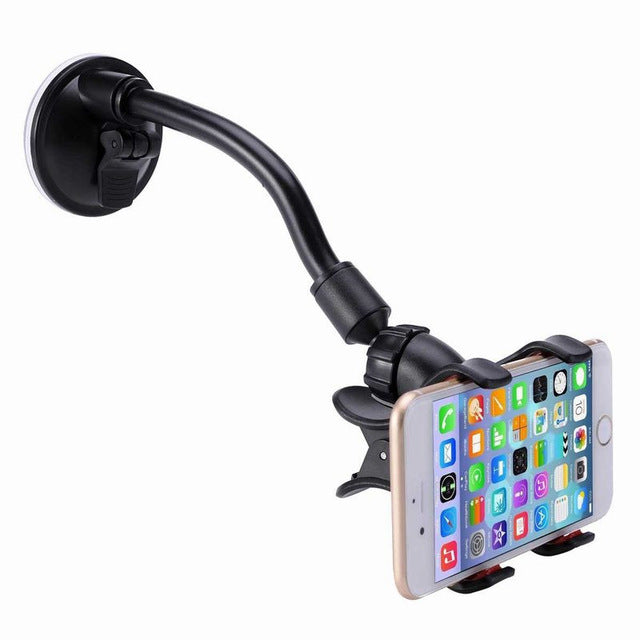 Universal Lazy Mobile Phone Gooseneck Stand Holder Stents Flexible Bed Desk Table Clip Bracket for Phone Flexible Holder Arm