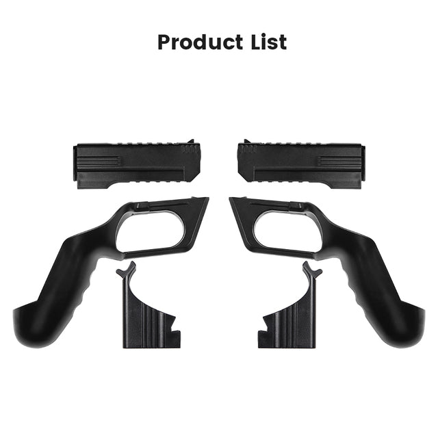 VR Games Pistol For Oculus Quest 2 Toch Controller Gun Handle Grip Enhanced FPS Shooter Gaming Experience VR Accessories