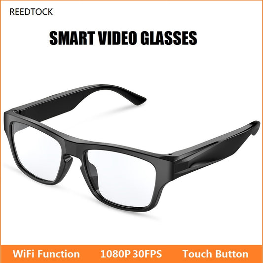 WIFI Glasses Camera 1080P Touch Button Video For Driving Record Cycling Eyewear Camcorder For Outdoor Smart Glasses Mini Camera