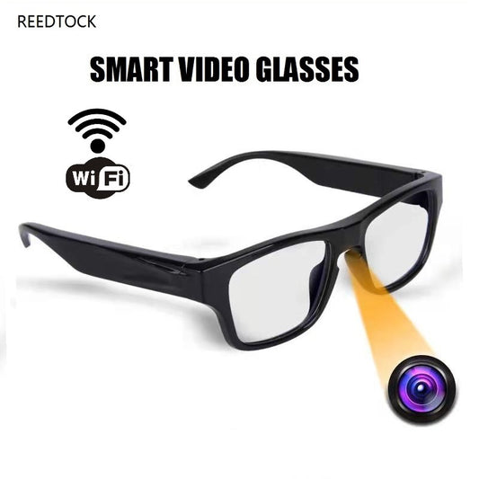 WIFI Glasses Camera 1080P Video For Driving Record Cycling Eyewear Camcorder For Outdoor Smart Glasses Touch Button Mini Camera