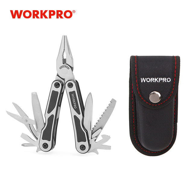 WORKPRO Survival Tool Kits Multi Plier Multifunction Knife Tactical knife Camping Multitools