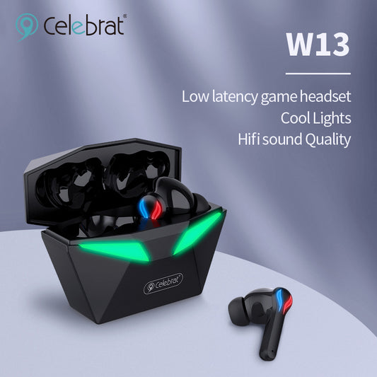 Wireless Bluetooth Headphones Gaming Earphone Noise Reduction Deep Bass TWS Headset Low Latency Earbuds Waterproof Charging Case