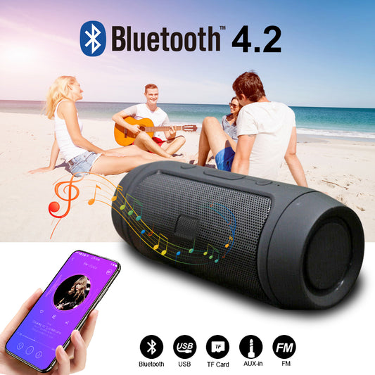 Wireless Speaker Powerful Subwoofer Bluetooth Music Player Super Bass Soundbar Stereo Boombox Loudspeaker Support TF FM Radio