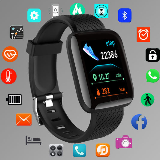 Wristwatch Fitness Men Blood Pressure Waterproof Smartwatch Women Heart Rate Monitor Sports Tracker Watch Hours For Android IOS