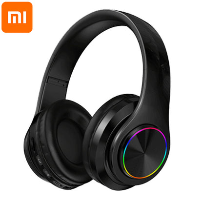 Xiaomi Wireless Headphone LED Light Headphone Bluetooth 5.0 with Microphone Foldable Headphone HiFi Headphone Fashion Headphones