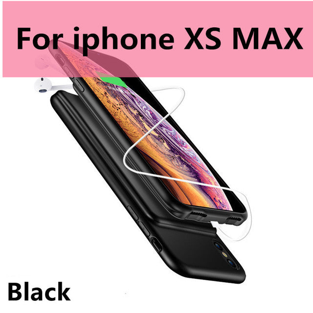 Xilecaly Battery Case for iPhone 13 Pro 12 11 Pro Max Smart Power Bank Charging Charger Cover for iPhone XS Max XR 7 8 Plus SE 2