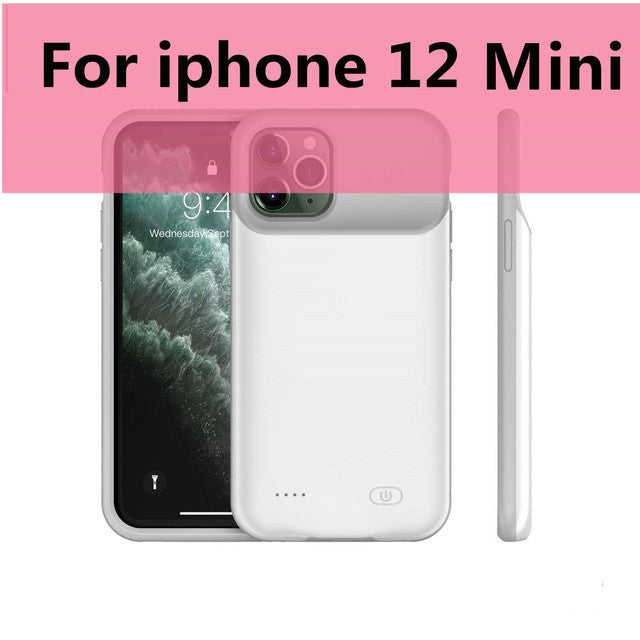 Xilecaly Battery Case for iPhone 13 Pro 12 11 Pro Max Smart Power Bank Charging Charger Cover for iPhone XS Max XR 7 8 Plus SE 2