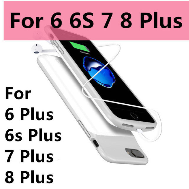 Xilecaly Battery Case for iPhone 13 Pro 12 11 Pro Max Smart Power Bank Charging Charger Cover for iPhone XS Max XR 7 8 Plus SE 2